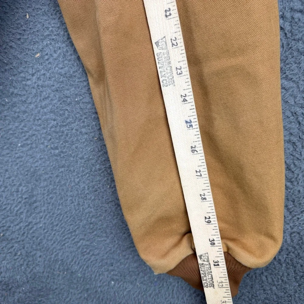 Carhartt J131 BRN Thermal Lined Duck Canvas Active Jacket Brown Mens Large Reg